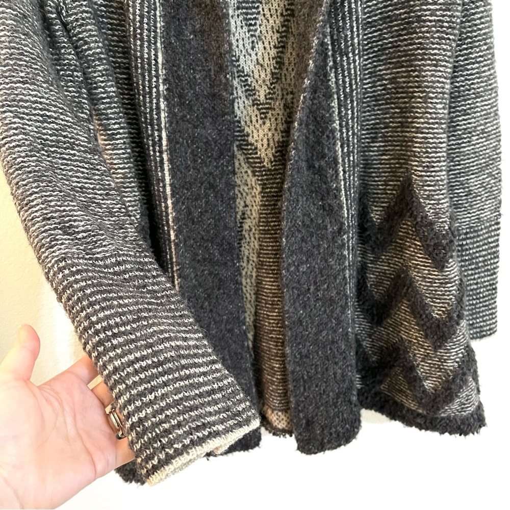 *SOLD* Anthropologie Angel of the North Equinox Gray Open Cardigan Sweater - Picture 11 of 13